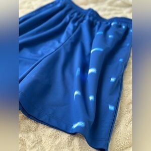 SKIMS cobalt blue Jersey Shorts Track Mesh Lounge Womens